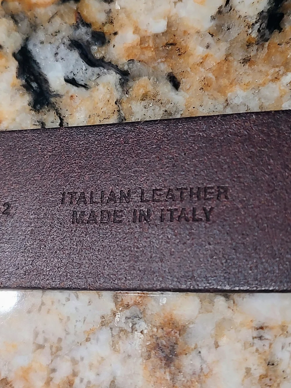 Classic Dark Brown Calvin Klein Leather Belt with Silver Buckle